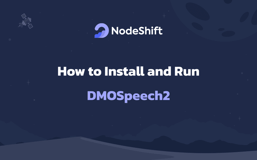 How to Install and Run DMOSpeech2