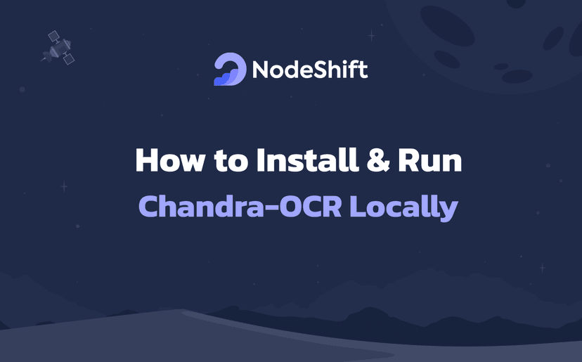 How to Install & Run Chandra-OCR Locally?
