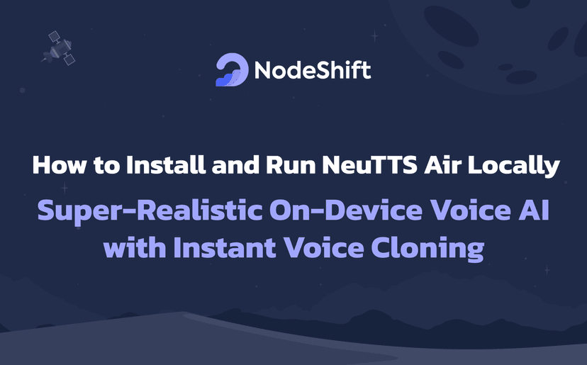 How to Install and Run NeuTTS Air Locally: Super-Realistic On-Device Voice AI with Instant Voice Cloning
